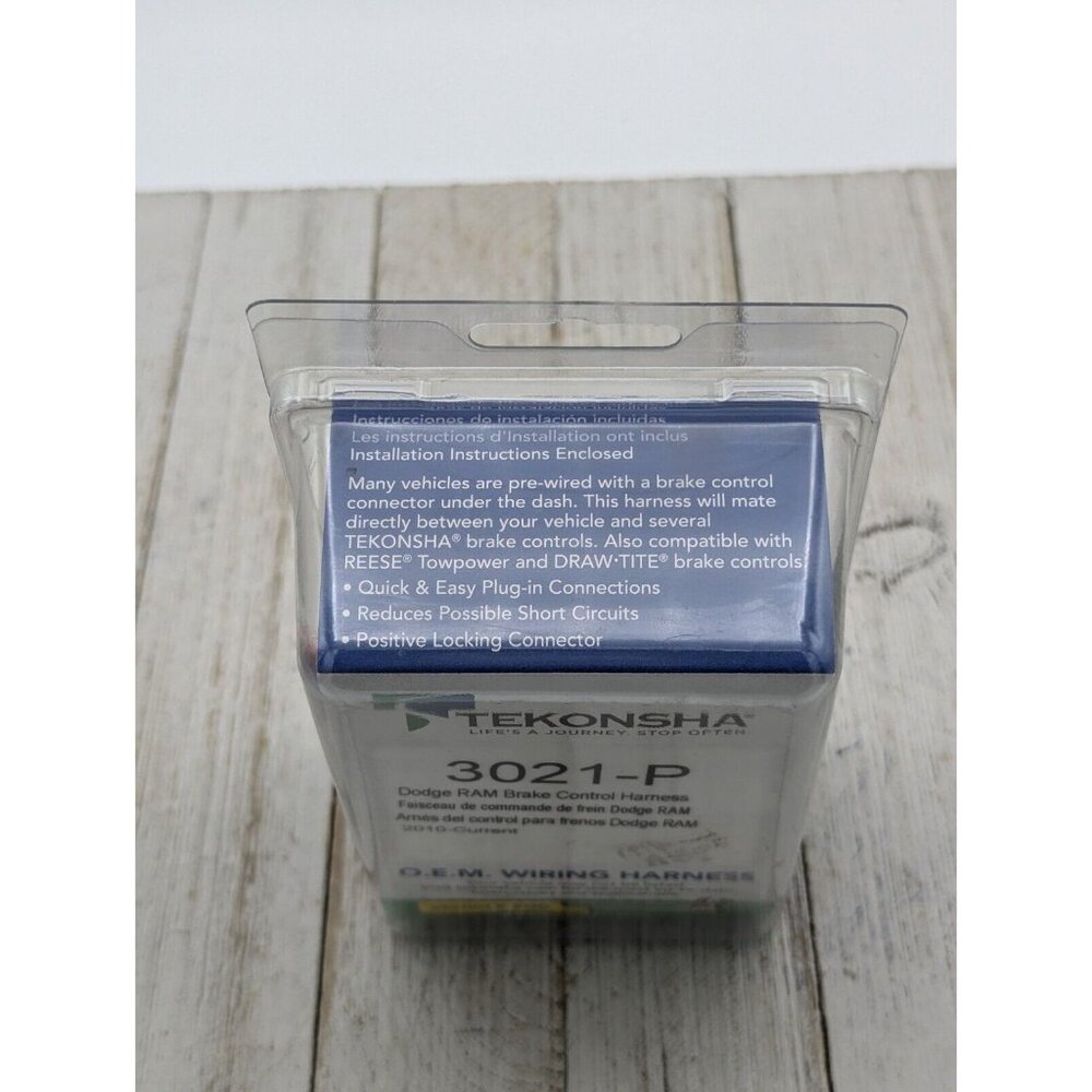 New OEM Tekonsha 3021-P Dodge Ram Brake Control Wiring Harness